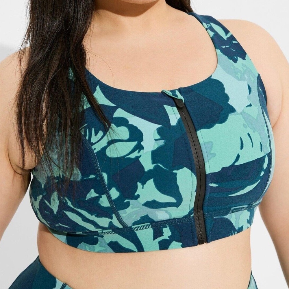 NWT Torrid Low Impact Wireless Strappy Back Active Sports Bra 2X